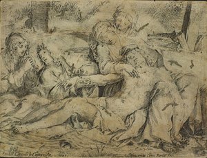 Pietà or Christ of Caprarola by Annibale Carracci